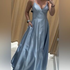 Baby Blue Camille La Vie Prom Dress